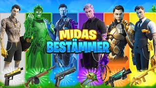 MYTHIC BOSSEN MIDAS BESTÄMMER MINA VAPEN I FORTNITE [upl. by Lrigybab]