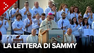 Funerali Sammy Basso la sua lettera daddio scritta nel 2017 [upl. by Anoli]