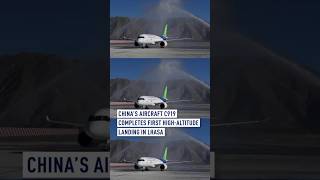 China’s aircraft C919 completes first highaltitude landing in Lhasa [upl. by Carothers]