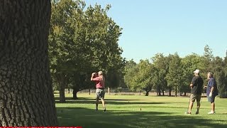 Stockton golf course gets fencing upgrade [upl. by Rabush]