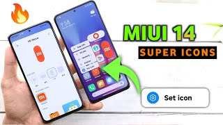 MIUI 14 New Super Icon Featureicon Customisation  MIUI 14 [upl. by Anaiviv584]