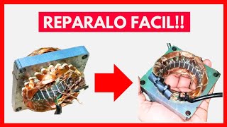 💡Cómo Reparar MOTOR DE VENTILADOR 5 Cables 3 Velocidades [upl. by Lipp]