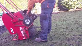 scarifying  aeration NEW CUSTOMER part 1 [upl. by Temp16]