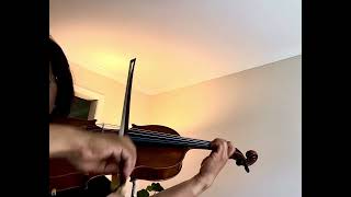 Viola excerpt’Incantations’ by Richard Meyer slow tempo with metronome [upl. by Eyssej]