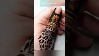 unique fingers mehndi designsubscribe for more videos and support my YouTube channelviralshort [upl. by Cardew]