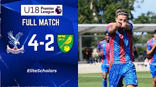 Full Match Crystal Palace vs Norwich City  4  2  U18 Premier League  140924 [upl. by Attehcnoc308]