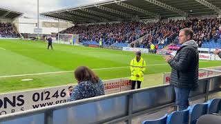 Chesterfield Fans vs Weymouth  2 Kabongo Tshimanga Goals 13112021 [upl. by Irvin42]