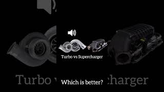 Turbo vs Supercharger turbocharger supercharger shorts [upl. by Tuneberg317]