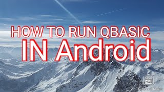 How to run Qbasic in android  Mobile maa Qbasic kasari chalaaune Nepali technical [upl. by Heyde]