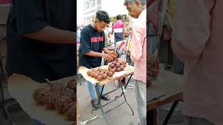 Hardworking man makes Tamarind chutney streetfood [upl. by Tudor]