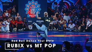 Rubix vs MT Pop FINAL  stance x Red Bull Dance Your Style World Final 2024 Mumbai [upl. by Ayal]