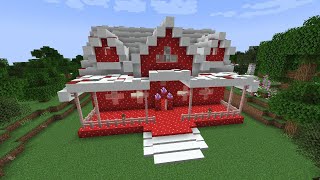 I built a candy house in minecraft [upl. by Duj]