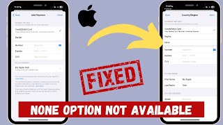 Fixed✅ App Store Country Change None Option Not Showing [upl. by Rachael]