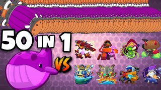 PARAGONS vs 50 BAD  ESPAÇAMENTO 0 ZERO QUEM TANKA  BTD6 [upl. by Memberg619]