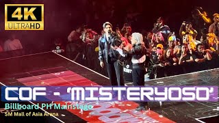 FANCAM Cup of Joe  Misteryoso Performance at Billboard PH Mainstage SM MOA Arena 101524 [upl. by Welcome]