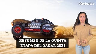 Resumen quinta etapa del Rally Dakar 2024 Carlos Sainz cae al tercer puesto [upl. by Valente]