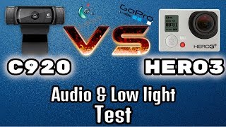 Logitech C920 vs Gopro Hero 2017 [upl. by Josephson719]