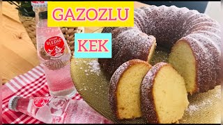 GAZOZLU KEK TARİFİ 🍰🍰  KEKİM KABARMIYOR DİYENLERE ÖZEL KEK TARİFİ 🥧🥧 [upl. by Kcinom]