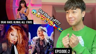 RuPauls Drag Race  Global All Stars  Episode 2  REACTION  Eva Le Queen Vs Vanity Vain Lip Sync [upl. by Yraccaz]