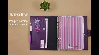 Idee per organizzare lagenda ad anelli  Planner setup 2018 [upl. by Zetniuq]