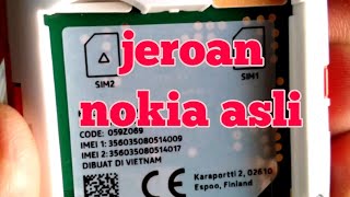 Review jeroan nokia yang asli agar tidak tertipu dengan nokia yang palsu fake kw [upl. by Sinegra]