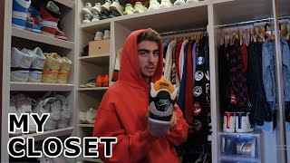 18YearOld Shows Off 150000 HighEnd Sneaker amp Clothing Closet [upl. by Artsa]