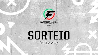 SORTEIO  CAMPEONATO NACIONAL FEMININO SUB19 FUTSAL [upl. by Willner]