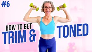 Weights Workout for WEIGHT LOSS over 50  5PD 6 [upl. by Aerdnaxela447]