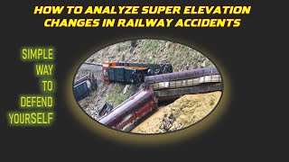 ANALYZING CANT VARIATIONS IN CASE OF DERAILMENTS [upl. by Eddina]