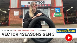 Goodyears LATEST GENERATION AllSeason  Vector 4Seasons Gen 3 [upl. by Lana]