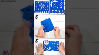 Papel Picado Diseño 8  día de muertos shorts [upl. by Dnar]