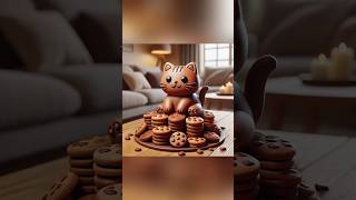 Kucing berubah jadi cookies warna warni cat funny kucing [upl. by Prevot]