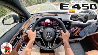 The 2024 MercedesBenz E450 Turns Up the WowFactor POV Drive Review [upl. by Newcomb403]