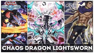 Chaos Dragon Levianeer ft Lightsworn  Light and Dark Power YuGiOh Duel Links [upl. by Vanny]