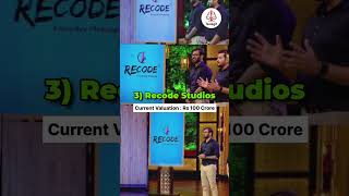 Top 5 Successful startups rejected in shark tank India sharktank sharktankindia [upl. by Adnilra]