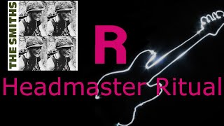 The Smiths  The Headmaster Ritual BASS COVER [upl. by Aned620]