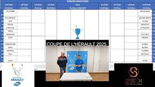 basketball TIRAGE COUPE DE L HERAULT 2025 [upl. by Nivled]