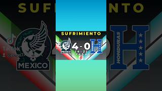 Goleada de México 40 a Honduras honduras mexico concacaf nationsleague deportes futbol [upl. by Aerdnael]