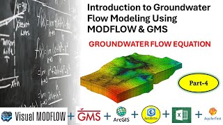 Introduction to Groundwater Flow Modeling using MODFLOW amp GMS Groundwater Flow Equation  Part 04 [upl. by Bowie151]