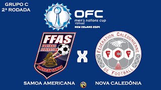 Copa da Oceania das Nações Virtual 2024 Samoa Americana x Nova Caledônia  GC  2ª Rodada PES21 [upl. by Ailenroc]