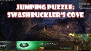 Guild Wars 2 Jumping Puzzle Swashbucklers Cove Gendarran Fields [upl. by Aehcsrop]