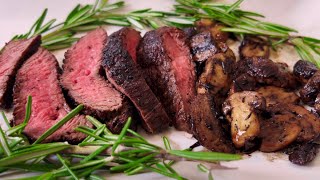 Bison Sirloin Steak on the Cast Iron Recipe [upl. by Janos]