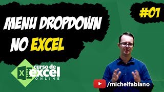 Como Criar Menu DropDown no Excel e Função SOMASE [upl. by Lenee15]