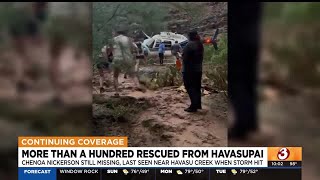 Couple recalls being rescued from floods at Havasupai Falls [upl. by Chamberlin]