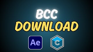 How to Install BCC Plugin In After Effects [upl. by Percival557]