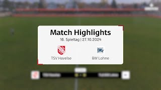 TSV Havelse stolpert beim TuS BW Lohne l Regionalliga Nord 16Spieltag [upl. by Sakmar]