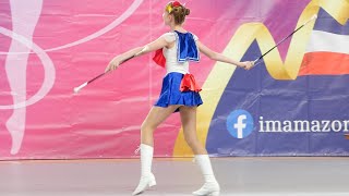 Majorettes Driady Uniejów SOLO 2 Baton   Kędzierzyn Koźle 2024 [upl. by Kasey107]