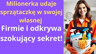 Milionerka udaje sprzątaczkę w swojej własnej firmie i odkrywa szokujący sekret [upl. by Babcock917]