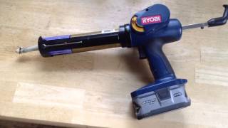 Ryobi P310 18V Adhesive Caulking Gun Applicator [upl. by Ettezus]