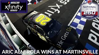 Aric Almirola Wins At Martinsville [upl. by Loralie]